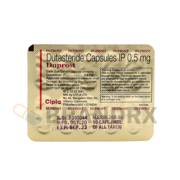 Duprost 0.5 mg (100 caps) Cipla - Image 2
